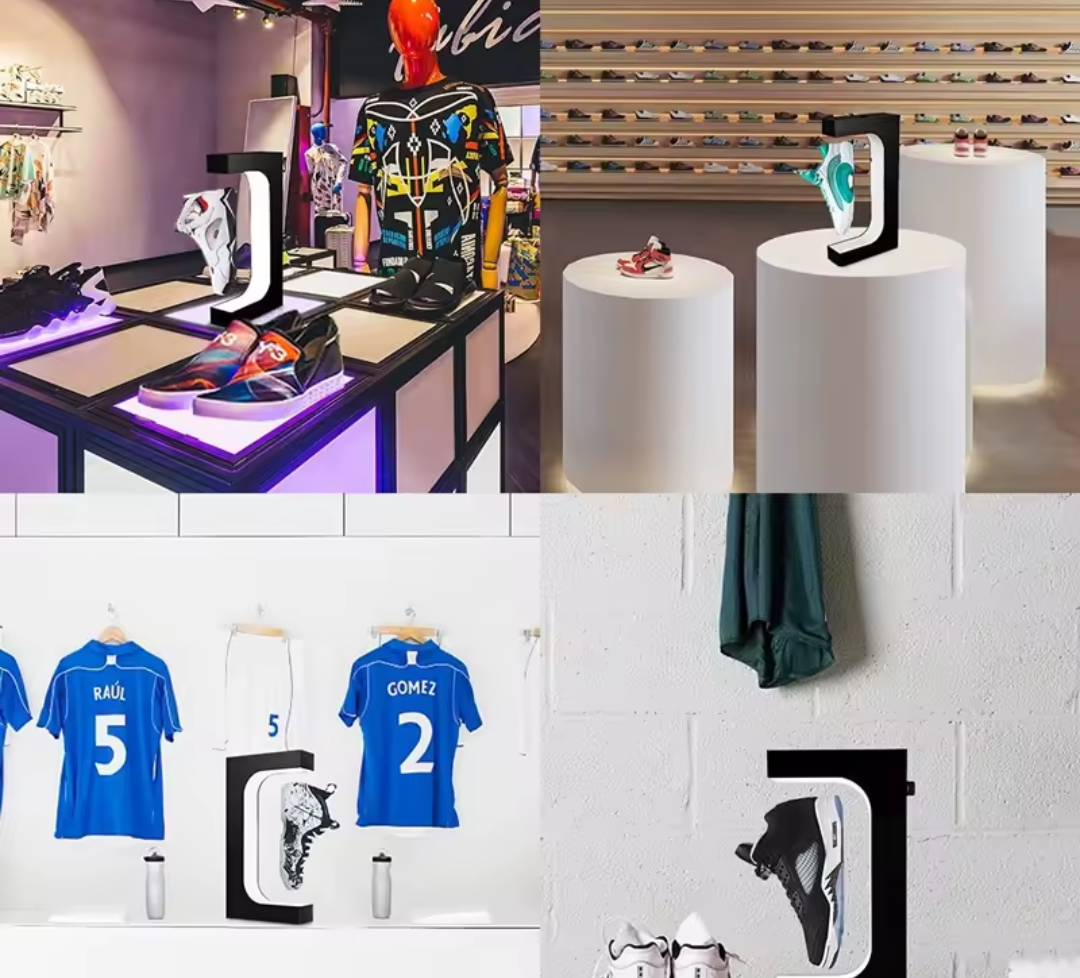 GraviStation™ Magnetic Levitating Sneaker Display Stand